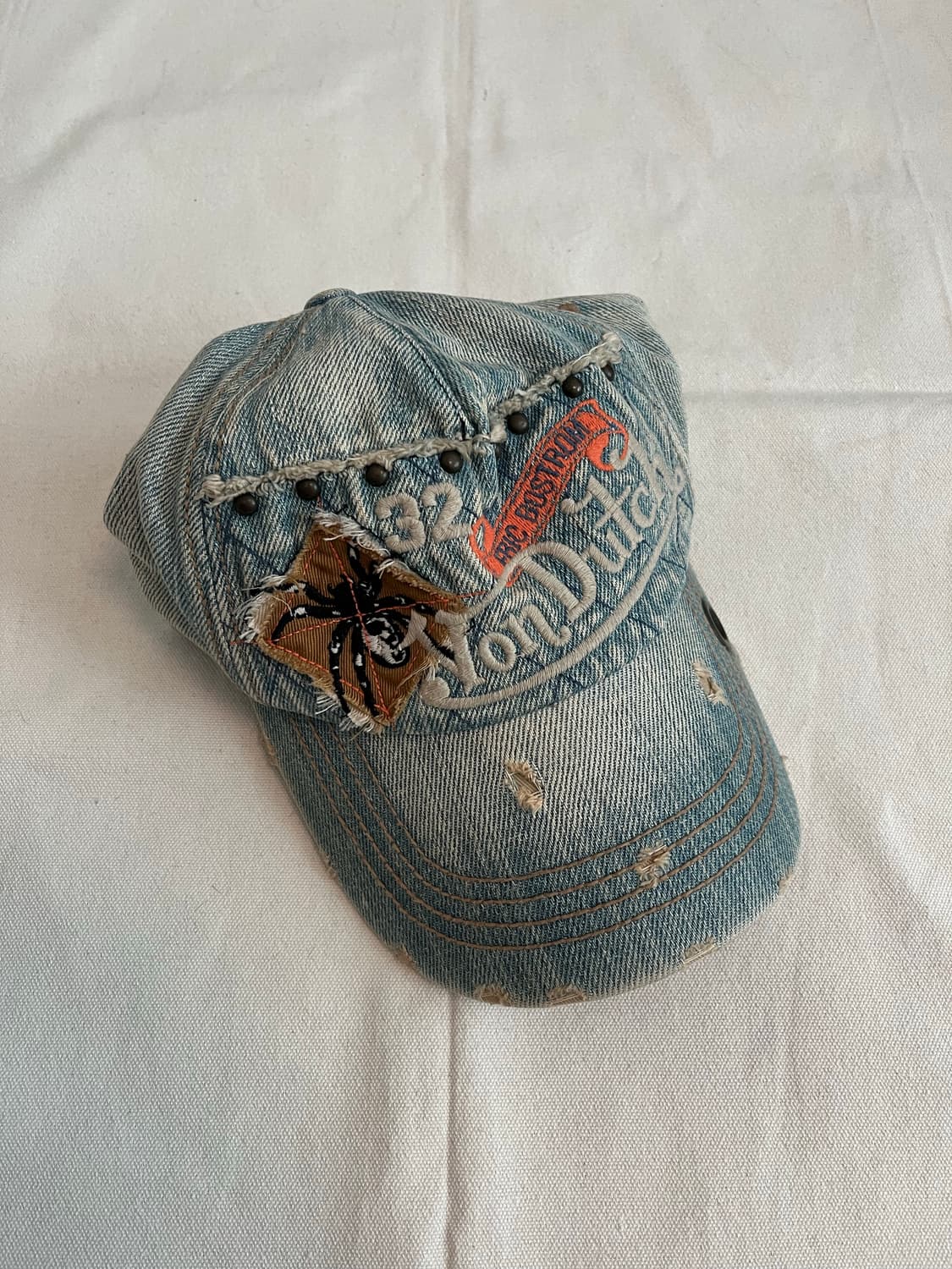 VONDUTCH washing vintage denim cap 상품이미지3