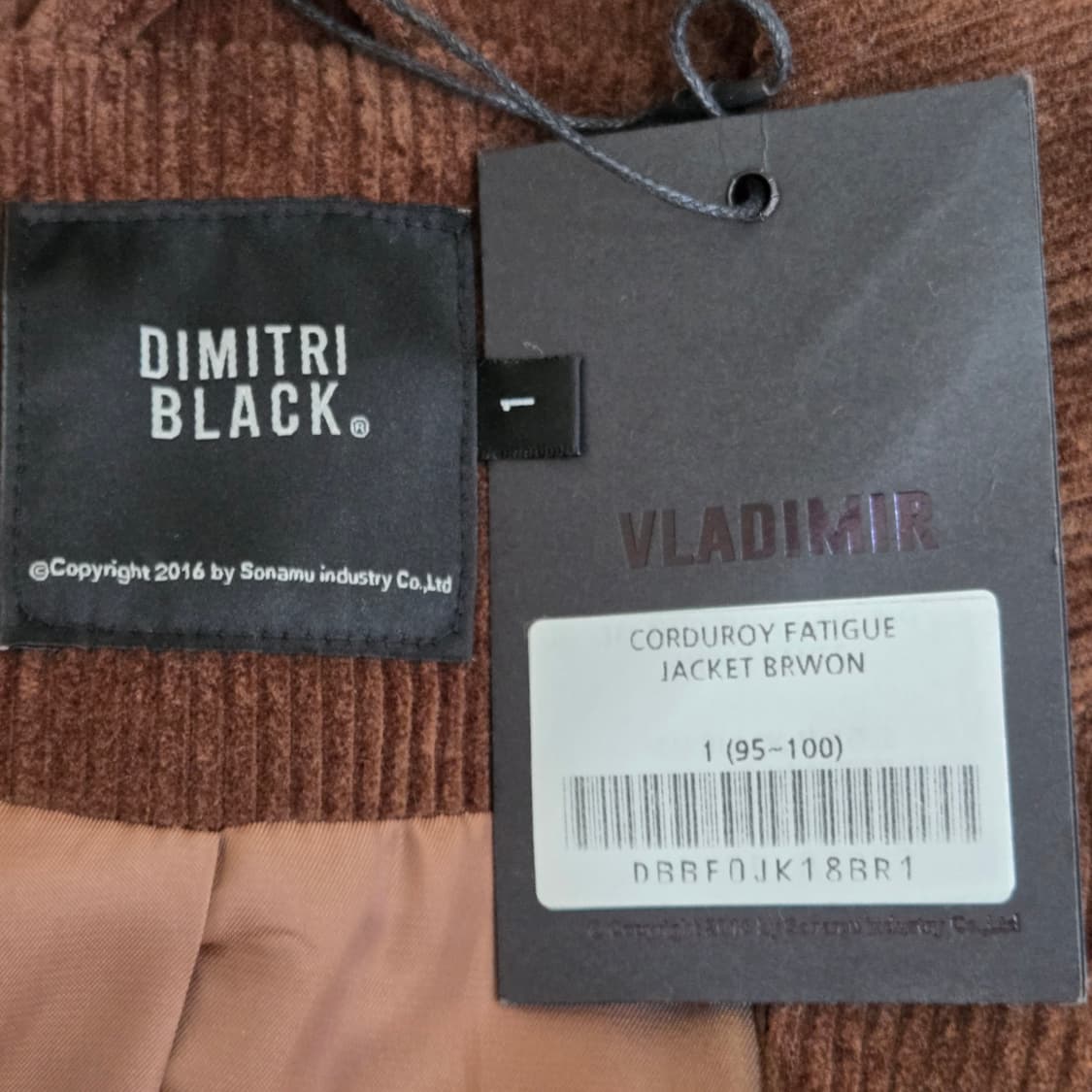 디미트리 블랙 코듀로이 퍼티그 자켓 상품이미지4