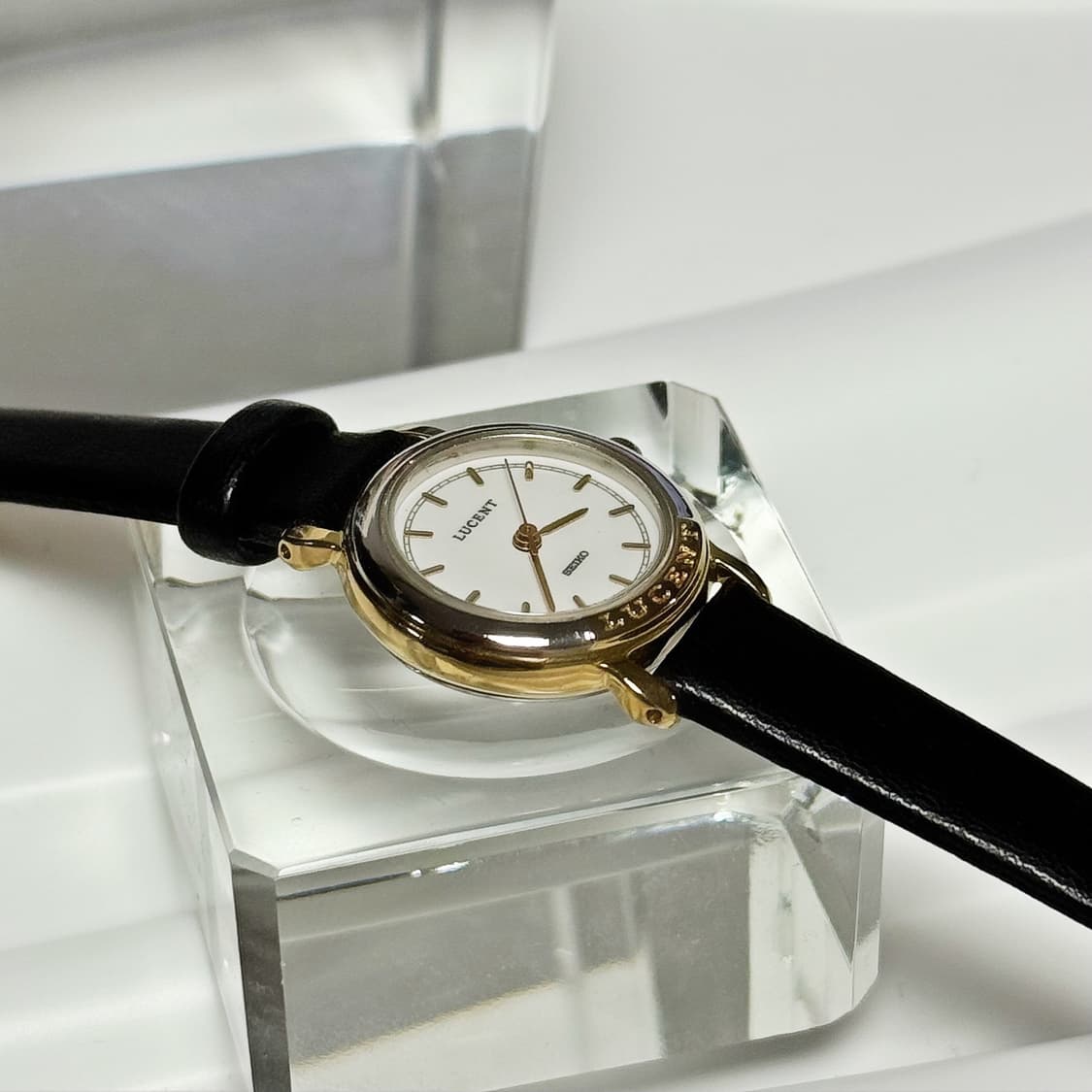 80's90's 빈티지 세이코 루센트 데일리 라운드 워치 상품이미지6