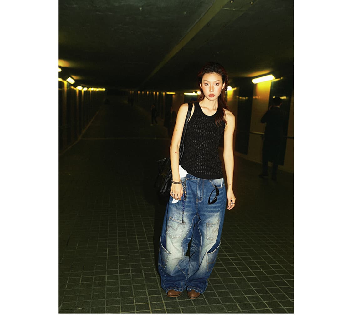YOUNG STAGE Multi-Pocket Jeans (샵페어리) 상품이미지1