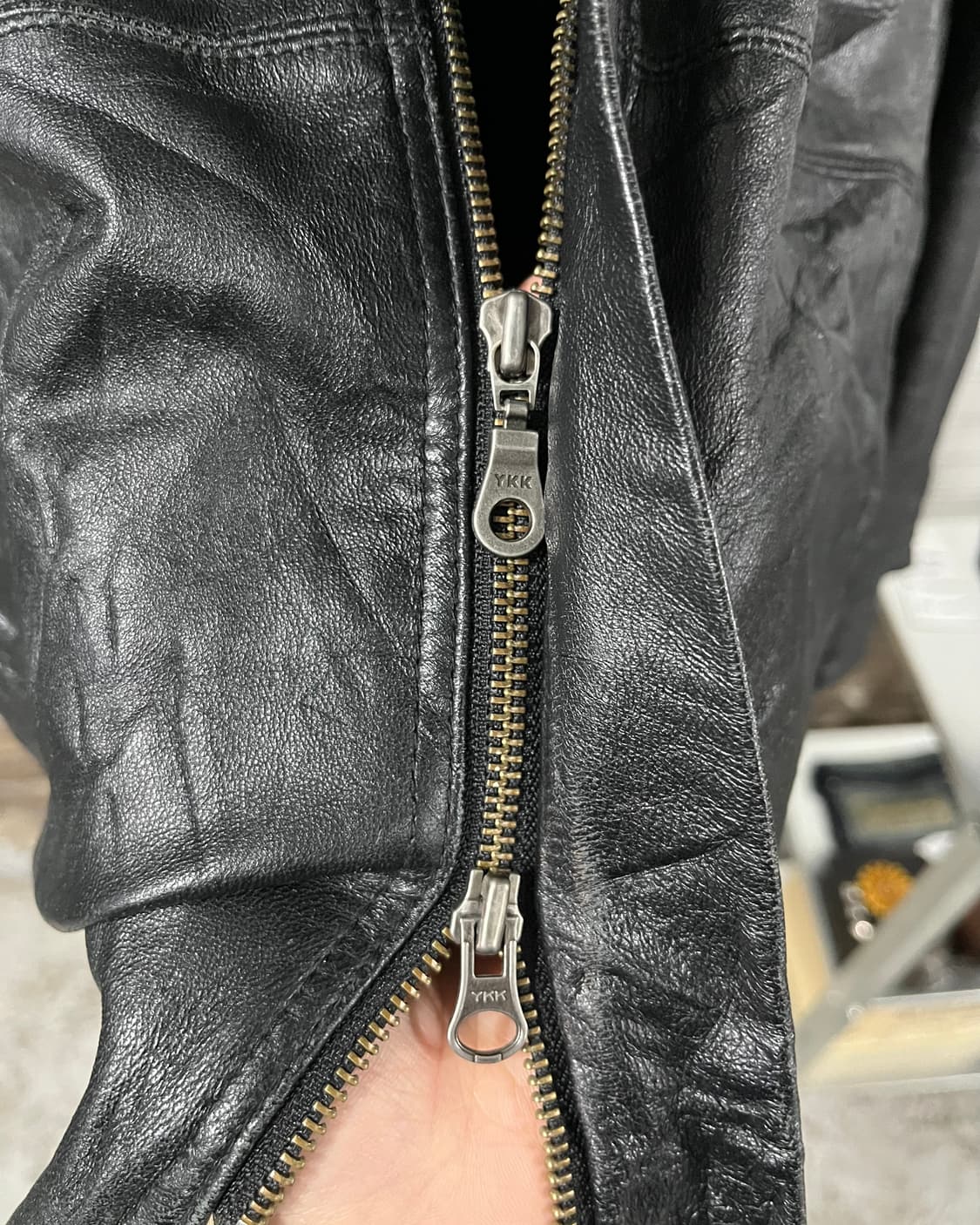 BIGLIDUE leathe car coat 상품이미지7