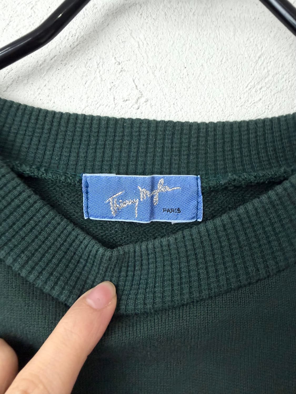 80s 티에리 뮈글러 스웻셔츠 상품이미지5