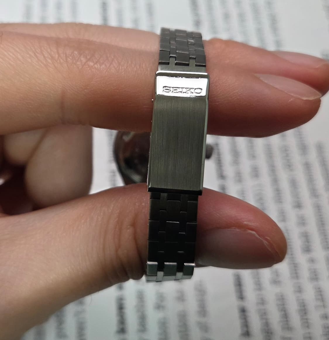 빈티지 세이코 옴브레 그린 다이얼 한자 데이데이트 오토매틱 여성용  상품이미지9