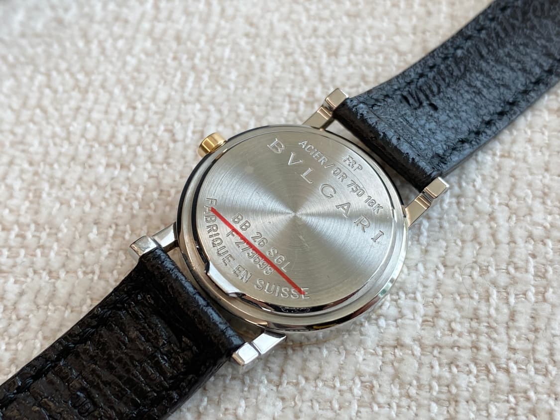 불가리 BB26SG 여성용 26mm 18K 콤비 쿼츠 상품이미지8