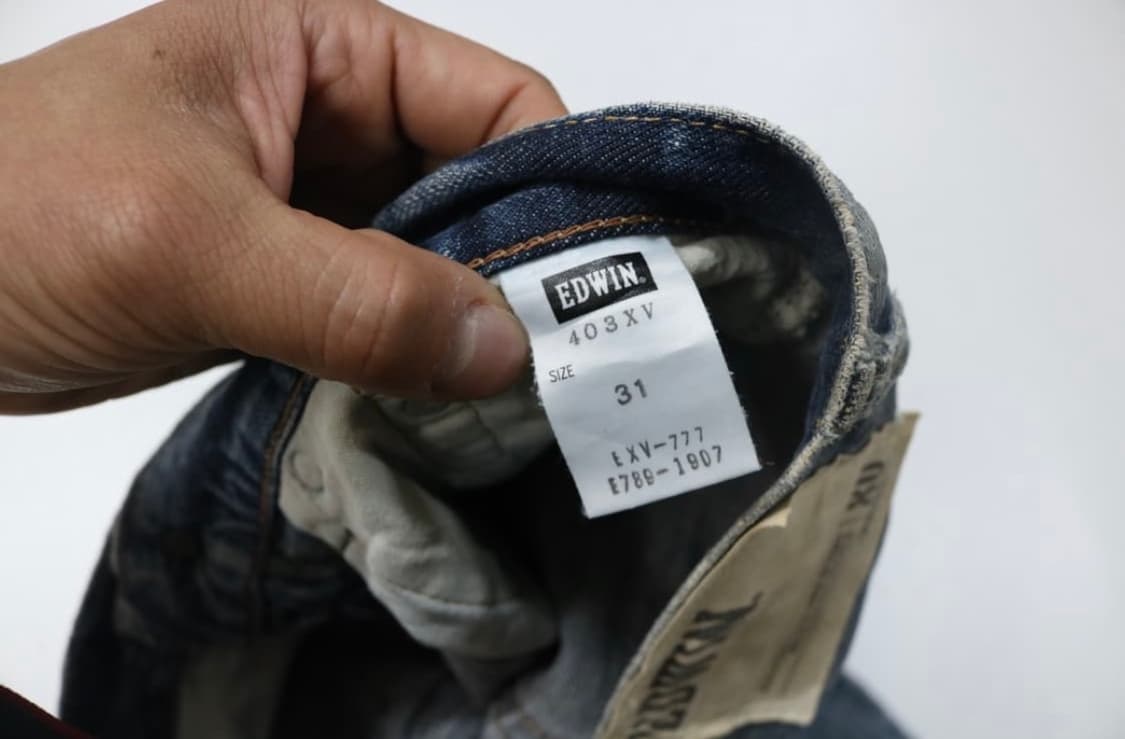 에드윈 403XV 익스클루시브 빈티지 워싱 데님 팬츠 상품이미지8