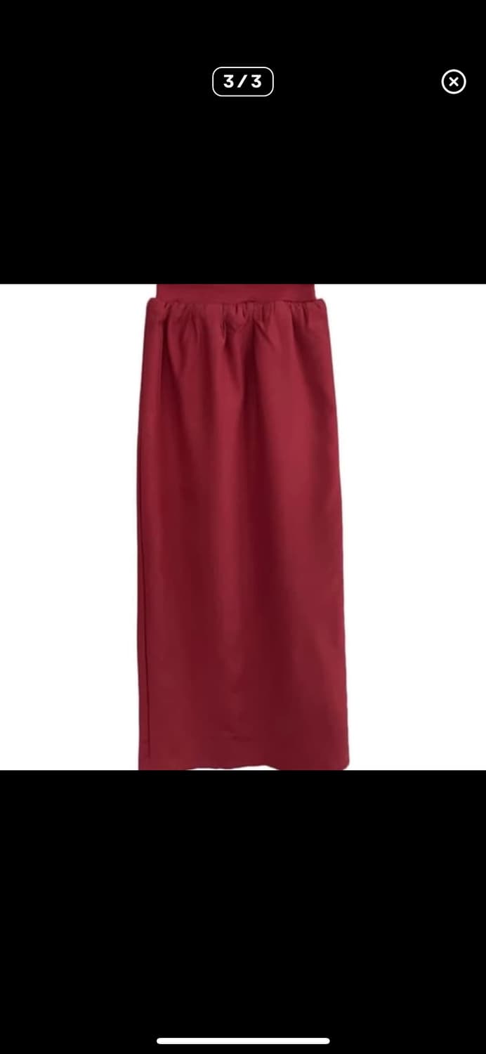 Eonts silk cushion skirt size 2 red 상품이미지1