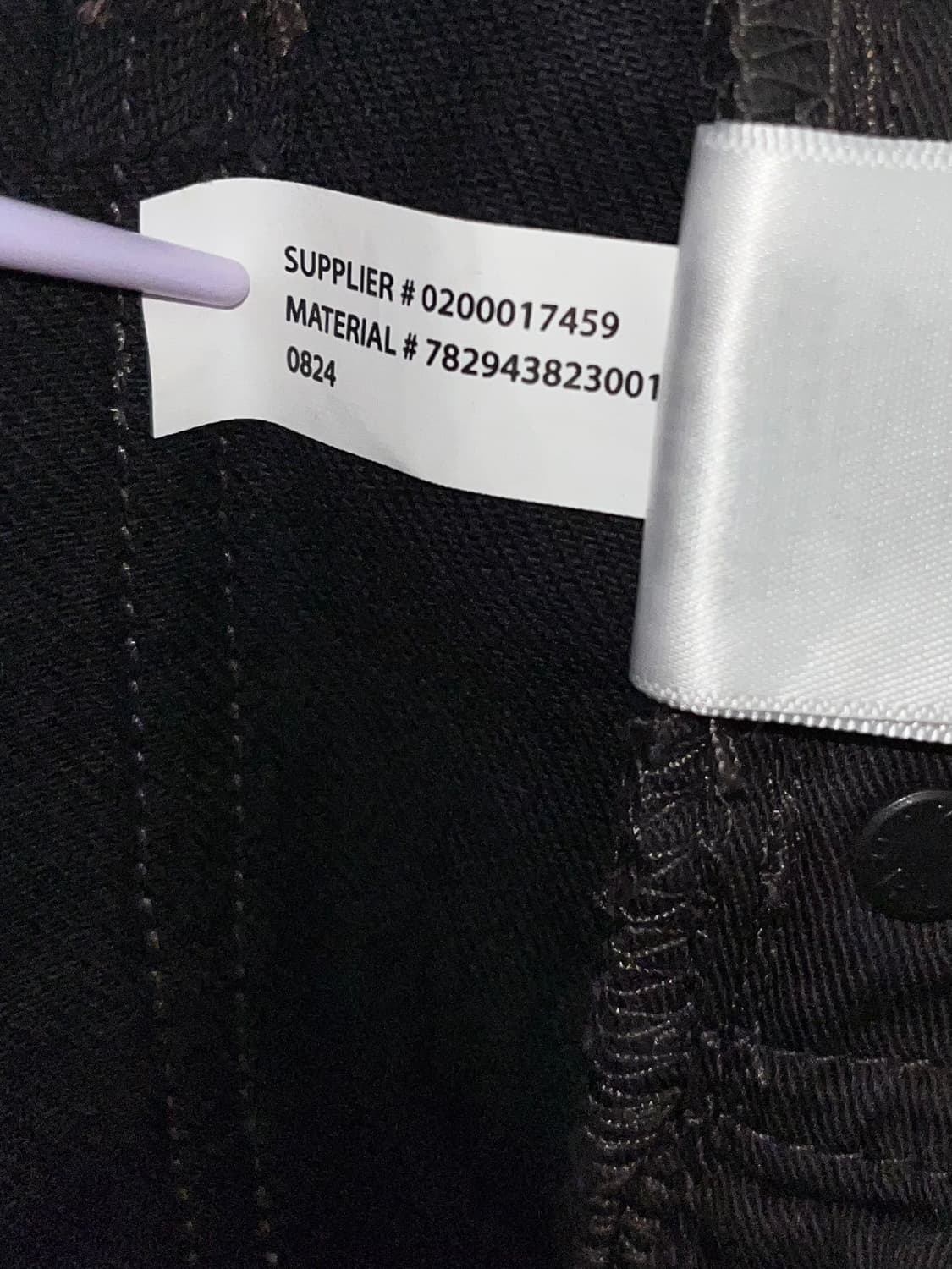 더블알엘 RRL 하이 슬림 블랙 피치드 진 12온스 데님 블랙 플로럴 상품이미지9