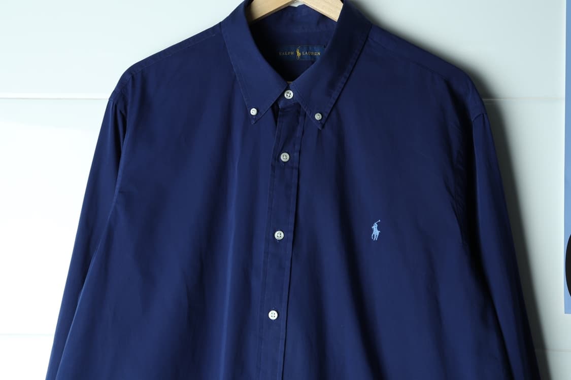 (2XL-3XL) 폴로 랄프로렌 셔츠 남방 USA 네이비-H3H33977 상품이미지3