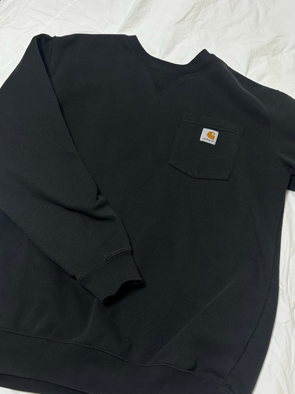 칼하트 맨투맨 블랙 M 상품이미지1