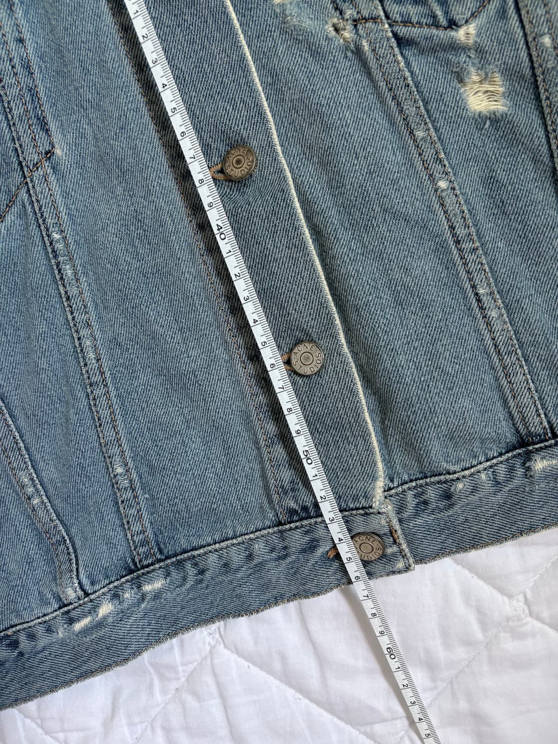 Acne Studios 트레스드 데님 자켓 38 상품이미지9
