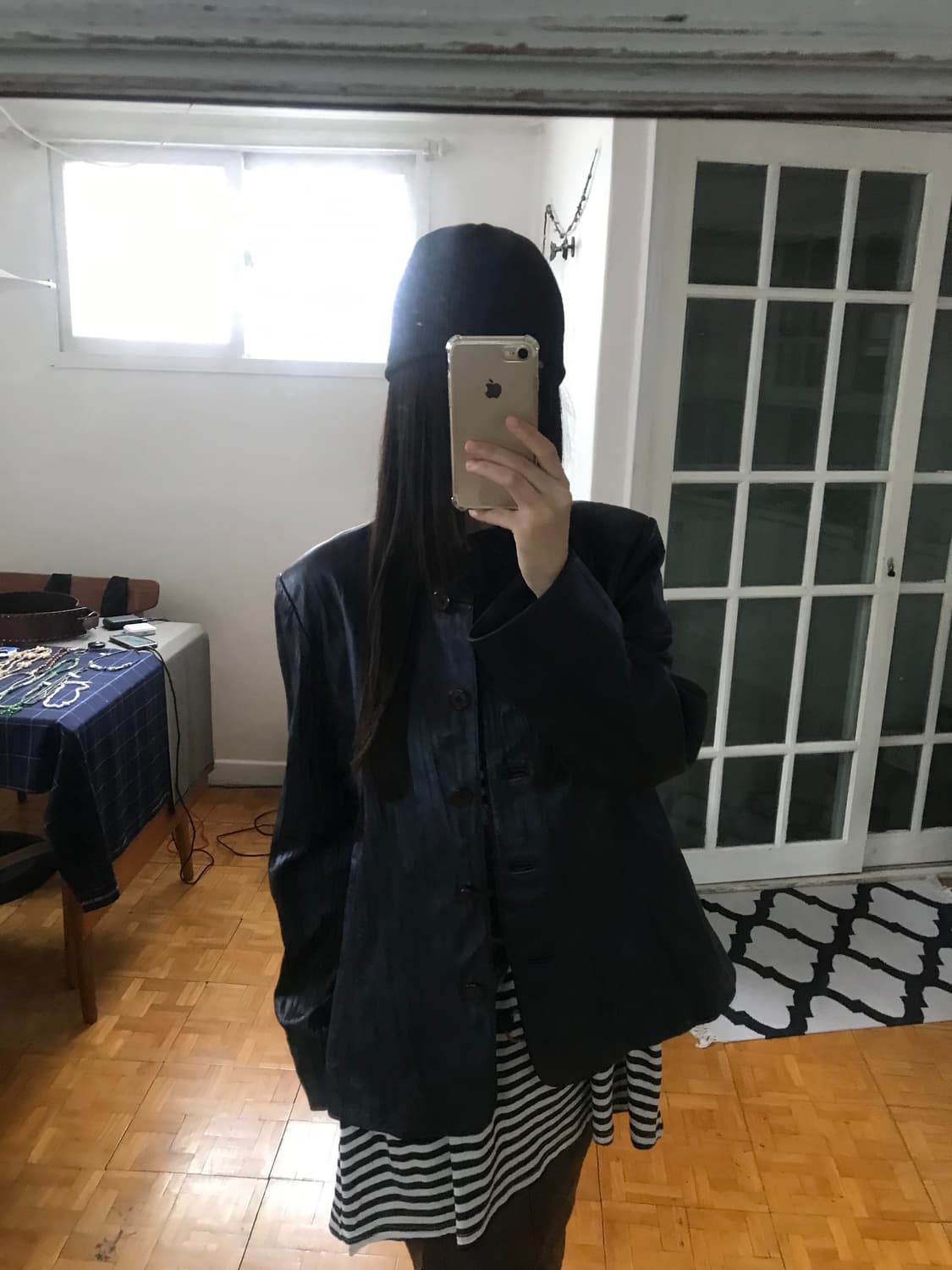 vintage leather jacket 상품이미지6