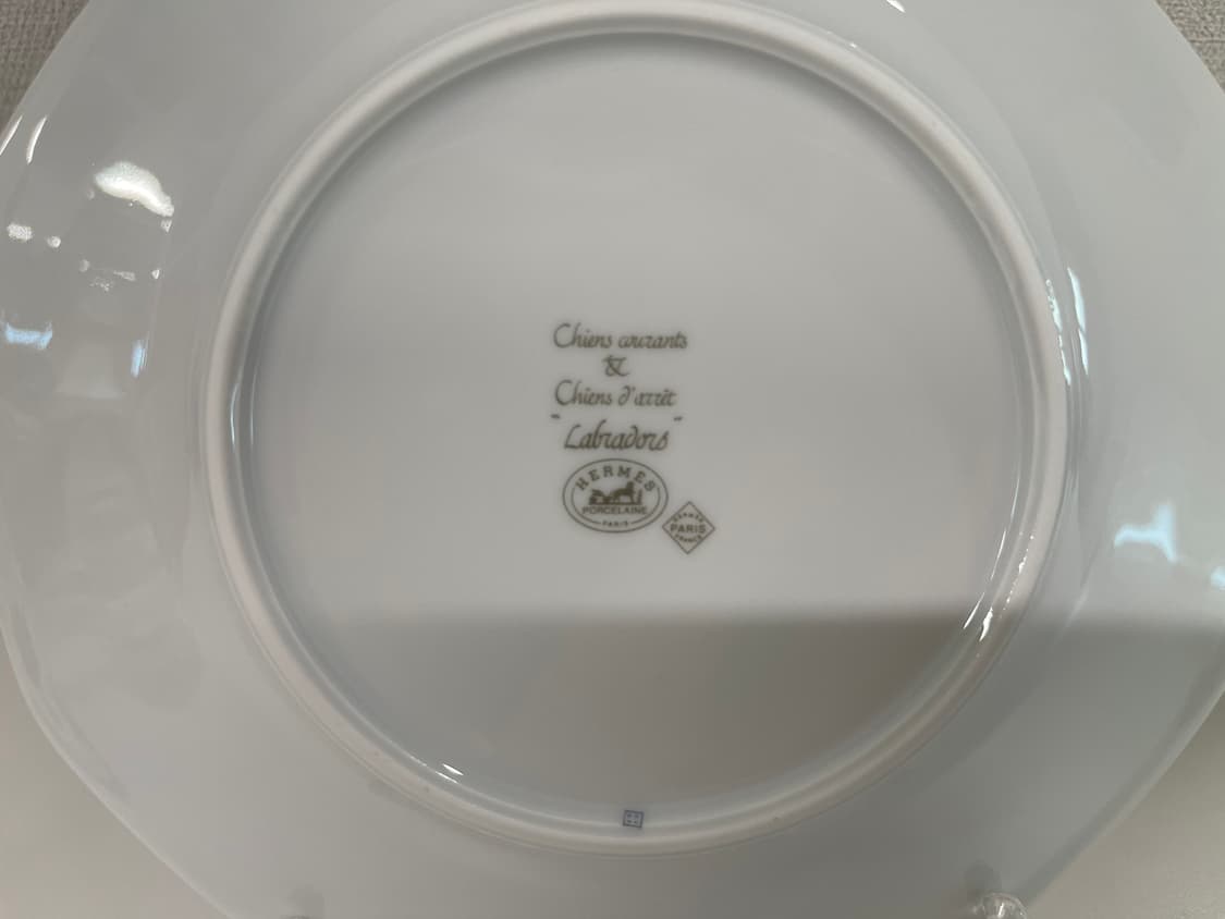 에르메스 샹 쿠홍 Chiens Courants 리트리버 플레이트 1P 상품이미지6