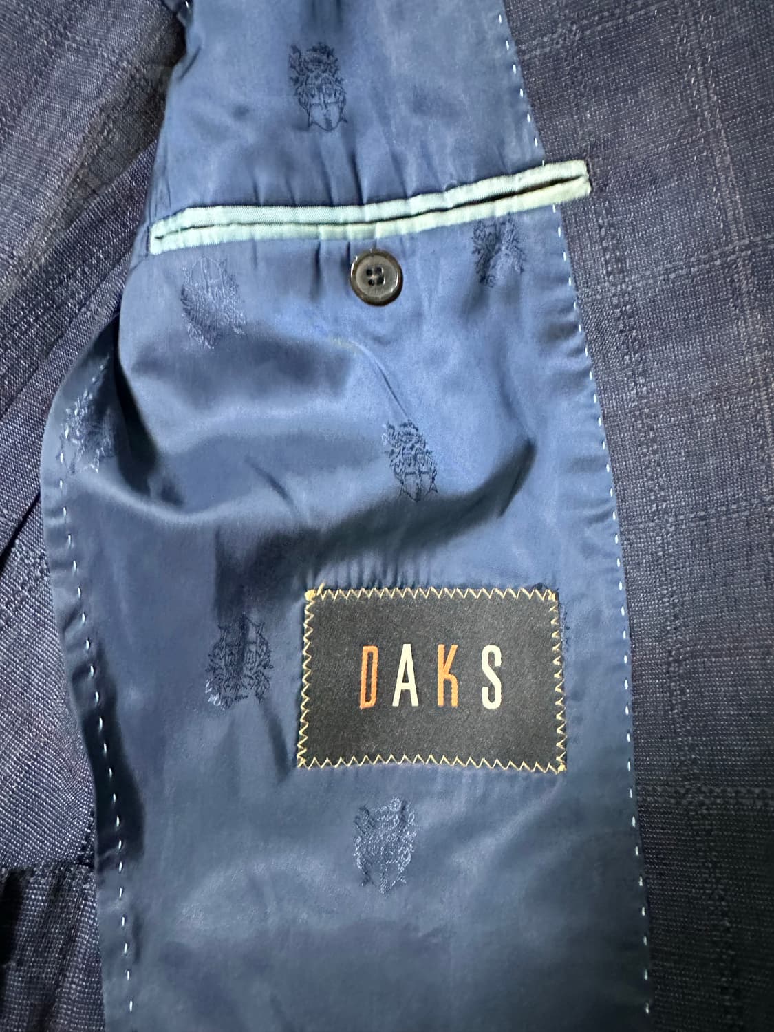 DAKS 남성 체크 자켓 상품이미지5