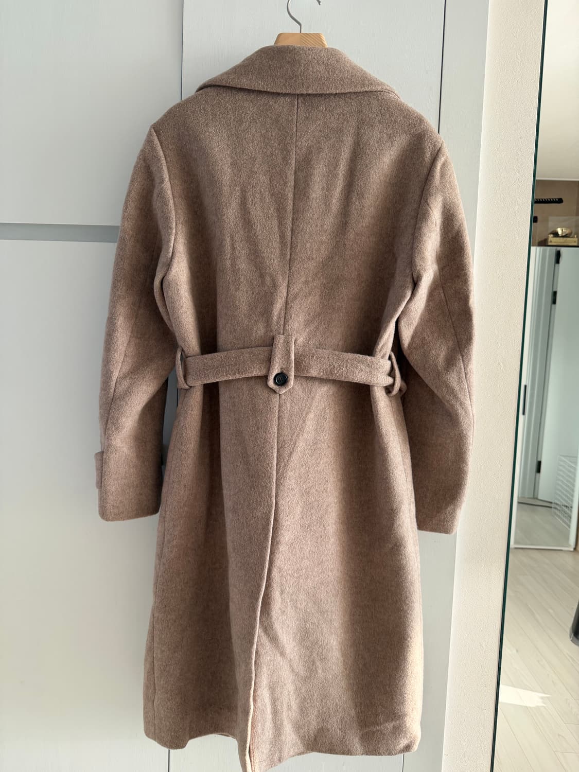 FILIFILO 울 100% 베이지 코트 M사이즈 상품이미지3