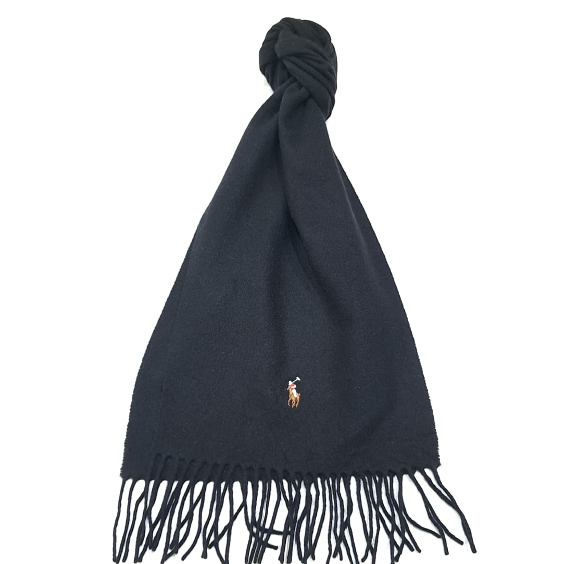 MX437 폴로 이태리판 램스울 멀티컬러포니 블랙 머플러 목도리 상품이미지1