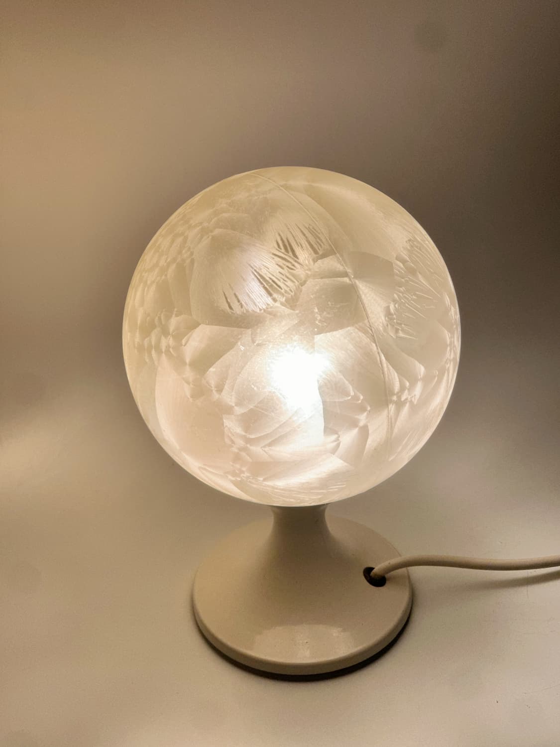 80’s 독일 빈티지 글래스 조명 테이블 미드센츄리 램프 앤틱 레트로 상품이미지8