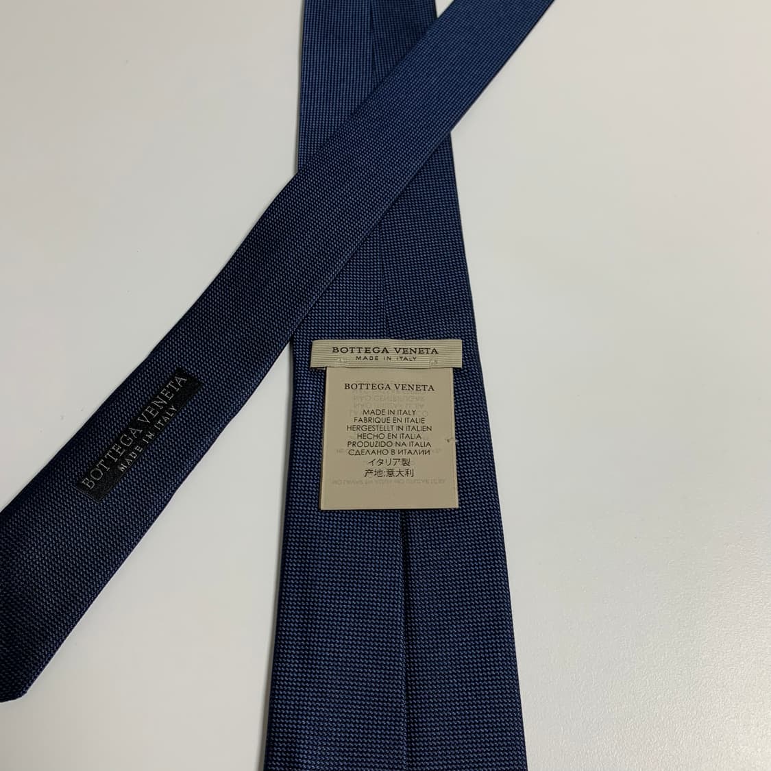 보테가 베네타 솔리드 이태리 100실크 명품넥타이 최상급 7.5cm 상품이미지6