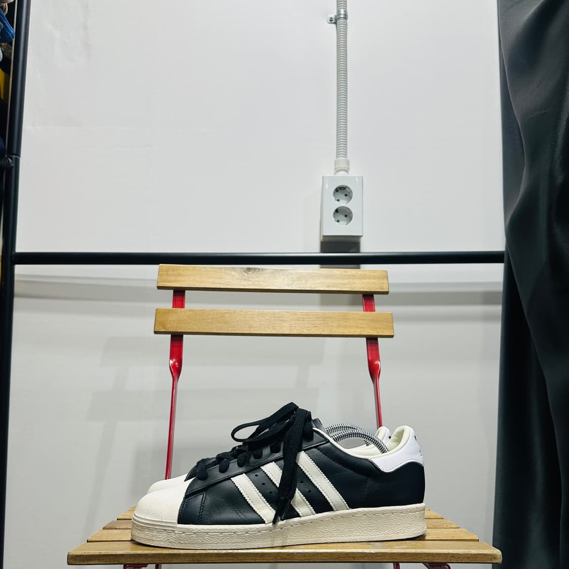 275) 아디다스 운동화 남성 남자 신발 슈퍼스타 82 코어 블랙 상품이미지3