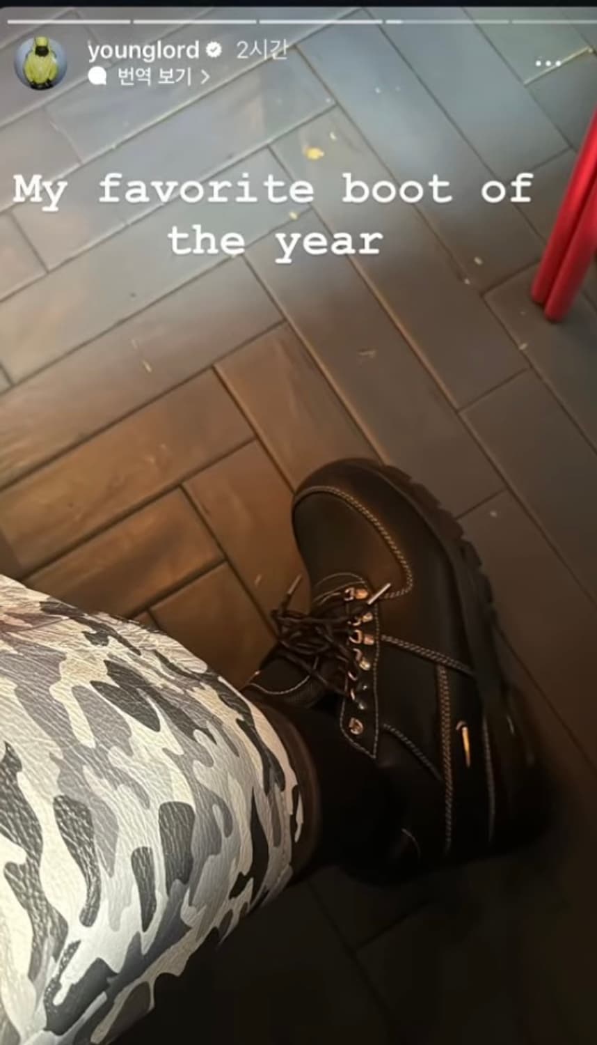 (예약됨-----)[275]나이키 고아돔 프리미엄 블랙 영로드 카티 착용 상품이미지1