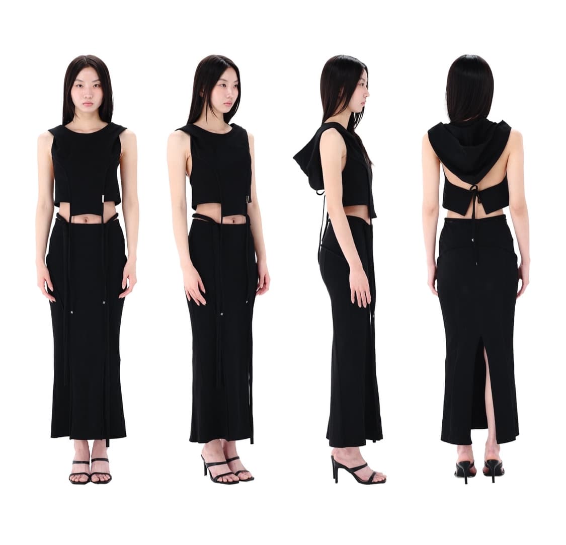 noctave backless hood top 상품이미지3