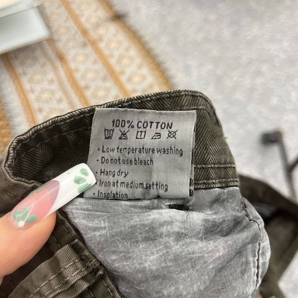 빈티지 재팬 밀리터리 스트릿 헌팅 카고 버뮤다팬츠 34인치 C11044 상품이미지7