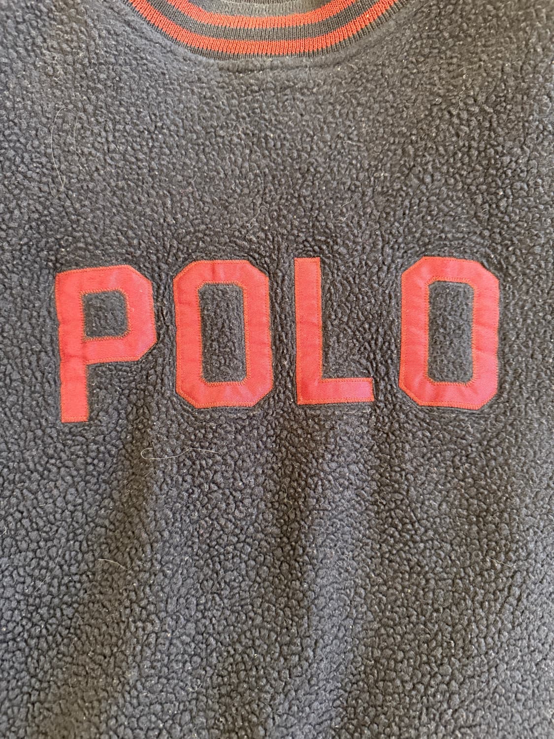 폴로 made in use 빈티지 플리스 맨투맨 상품이미지2