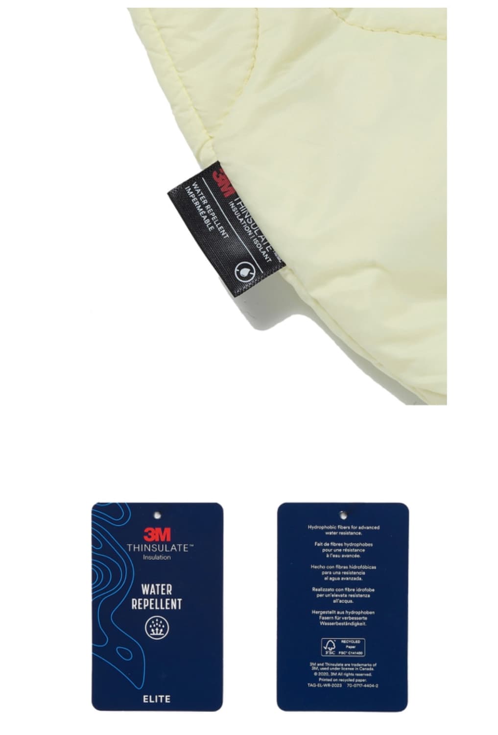 위캔더스 경량패딩 옐로우 L 상품이미지8