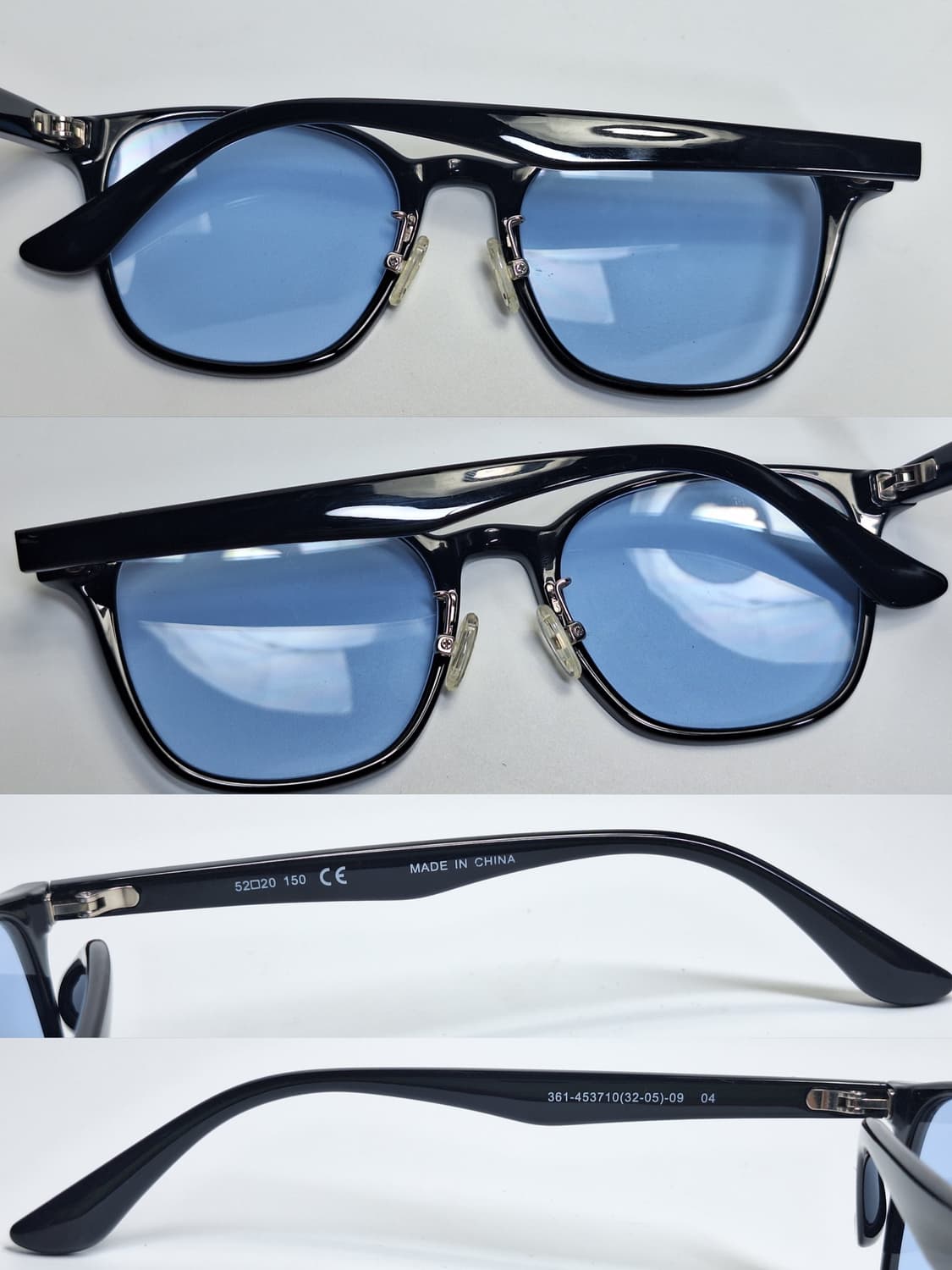 유니클로 블랙 스퀘어 선글라스 겸 안경테 361-453710 일본 수입 상품이미지4