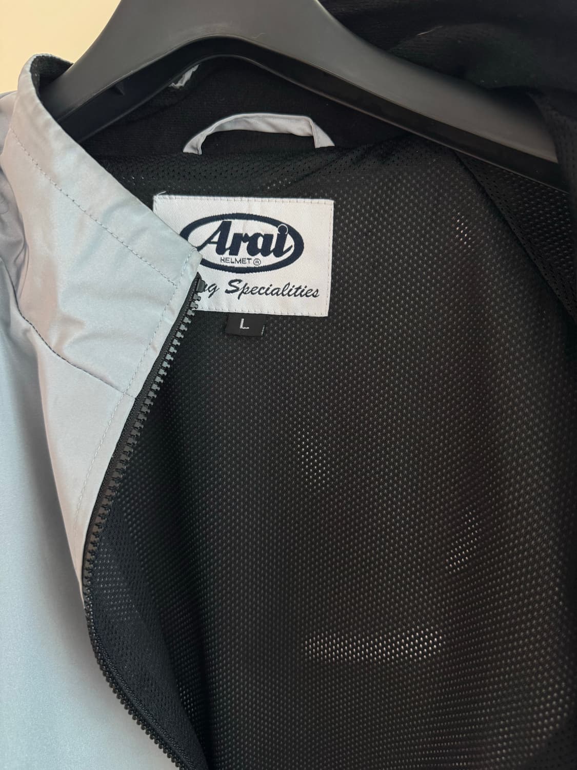 아라이 그레이 자수로고 바람막이 L 상품이미지4