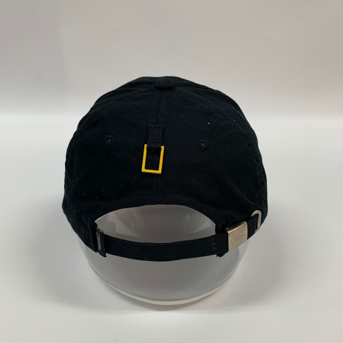 내셔널지오그래픽 빅로고 코튼 볼캡 블랙 상품이미지2