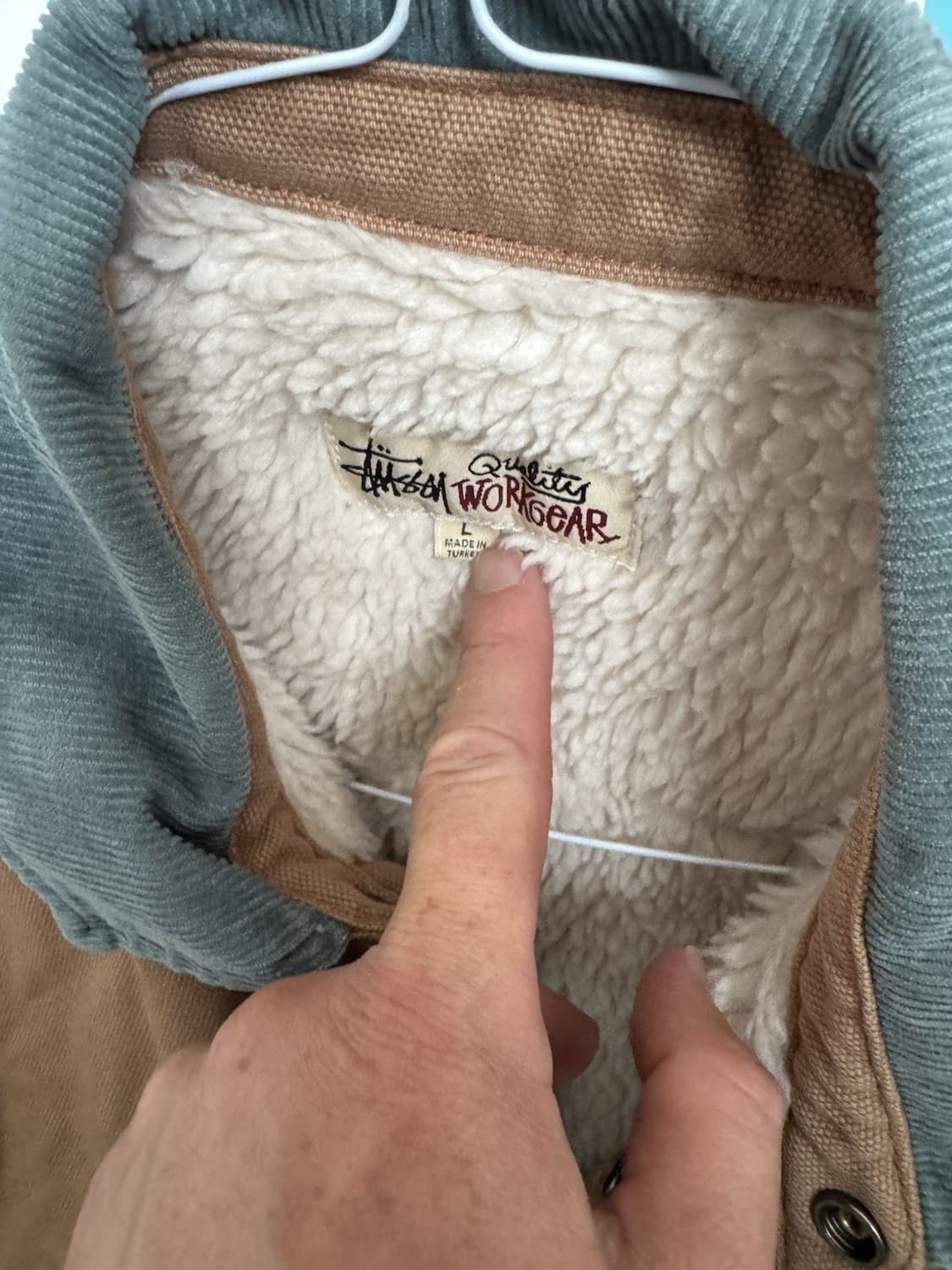 스투시 쉐르파 라인드 워크 셔츠 상품이미지3