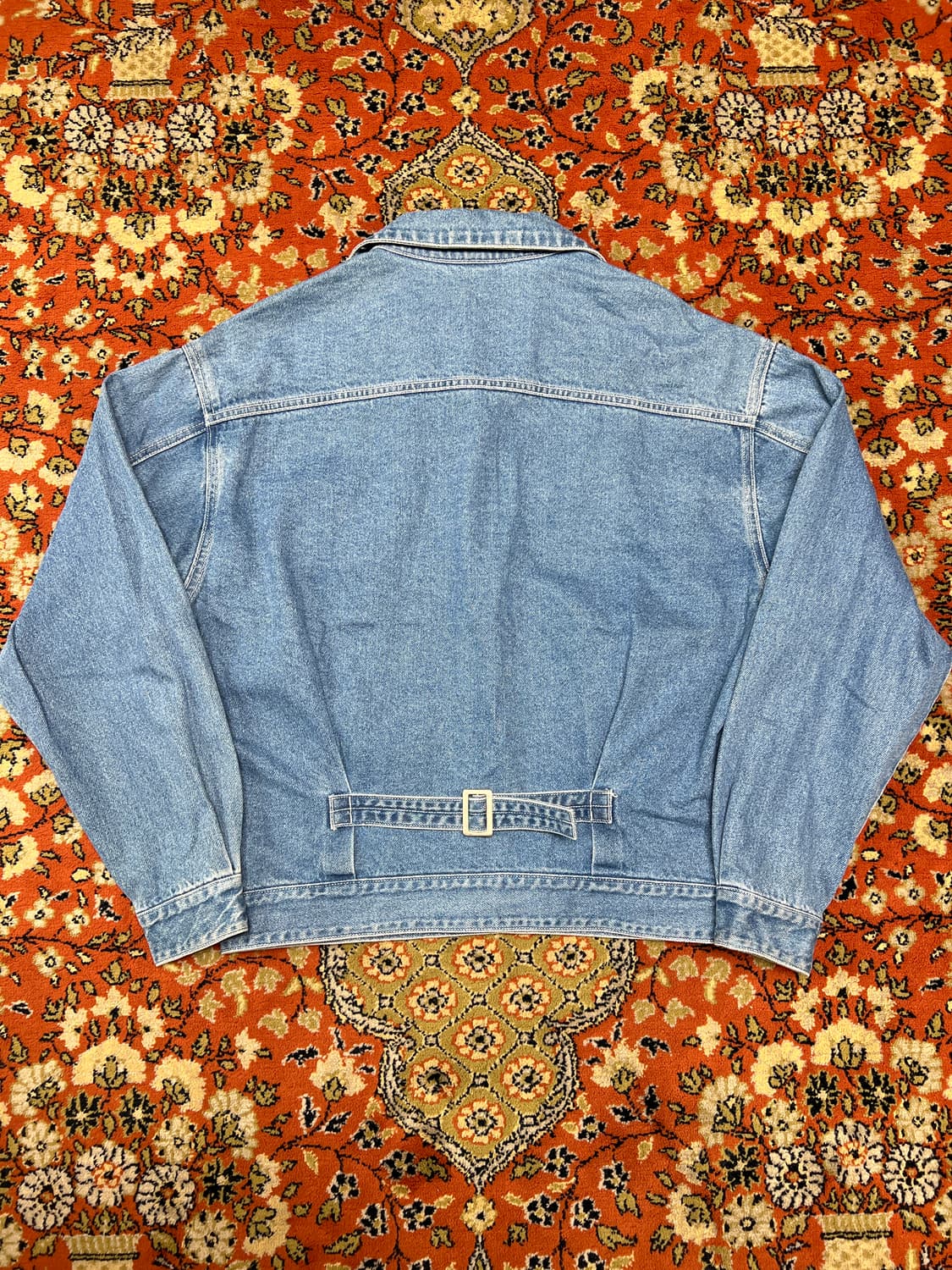 90s GUESS 빈티지 2세대 데님 자켓 라이트블루 100 상품이미지2