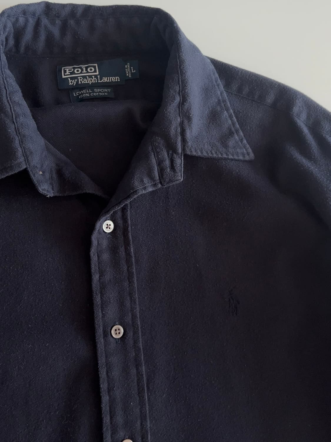 폴로 랄프로렌 로웰 스포츠 플란넬 셔츠 L 상품이미지3
