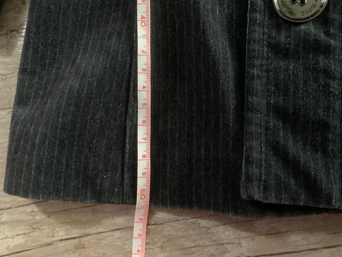 버버리 블루 라벨 코듀로이 테일러드 자켓 블랙 38 상품이미지7