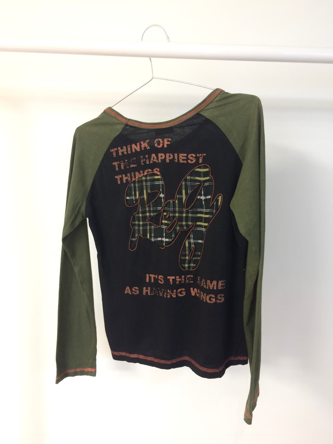 Raglan Y2K Lettering Top 상품이미지3