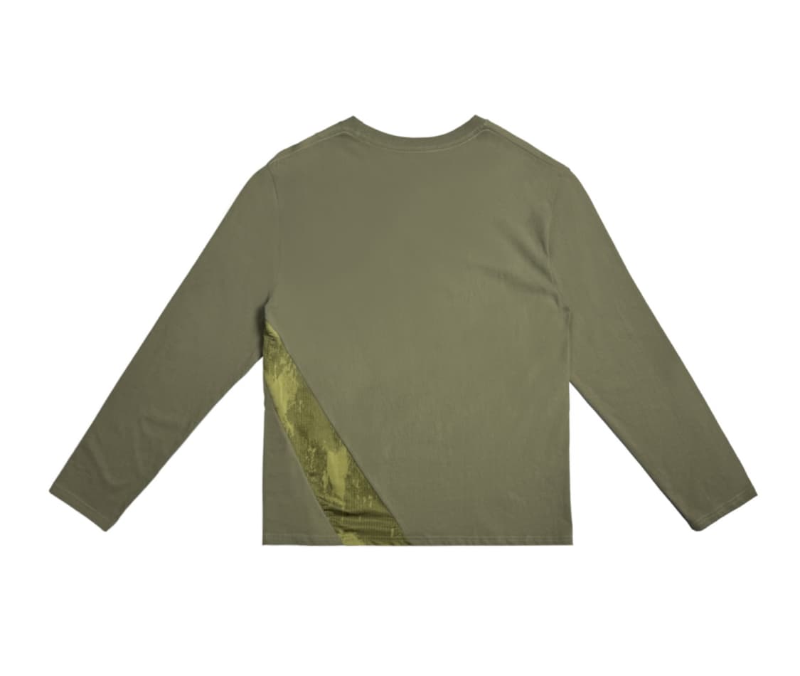 탄산마그네슘 절개 롱슬리브 카키 상품이미지2