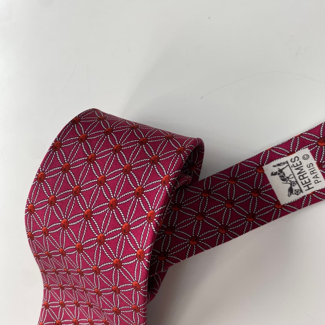 에르메스(HERMES) 명품 정품 넥타이 7.7cm 상품이미지7