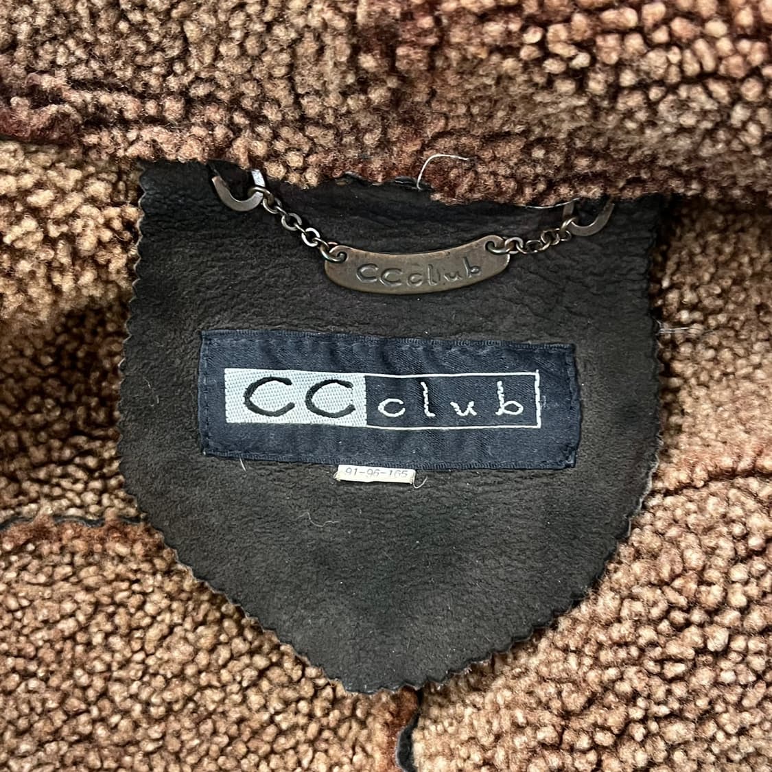 [정품] 빈티지 스웨이드 양가죽 무스탕 코트 b19 상품이미지5