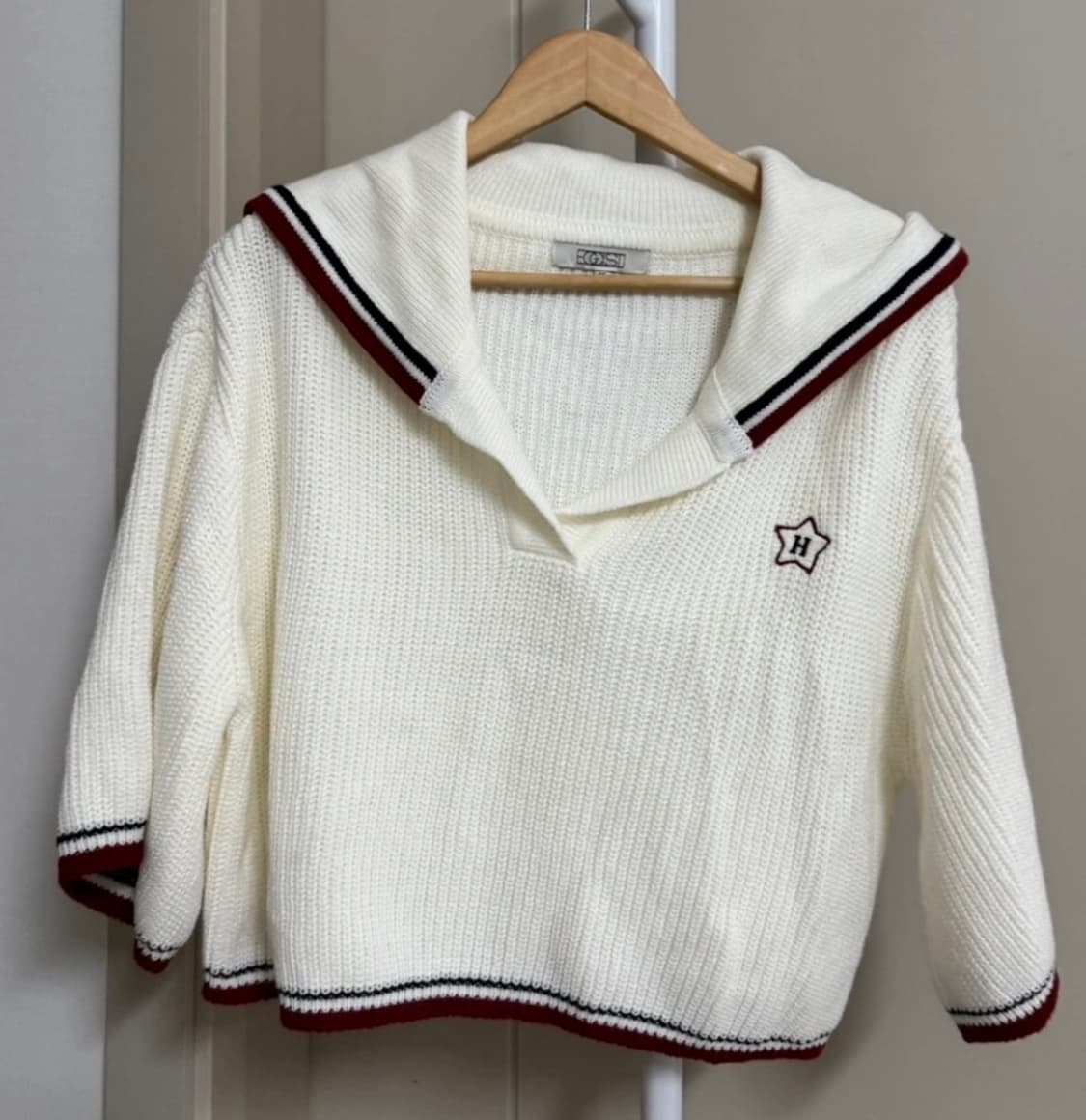 에고이스트 세일러 배색풀오버니트 상품이미지4