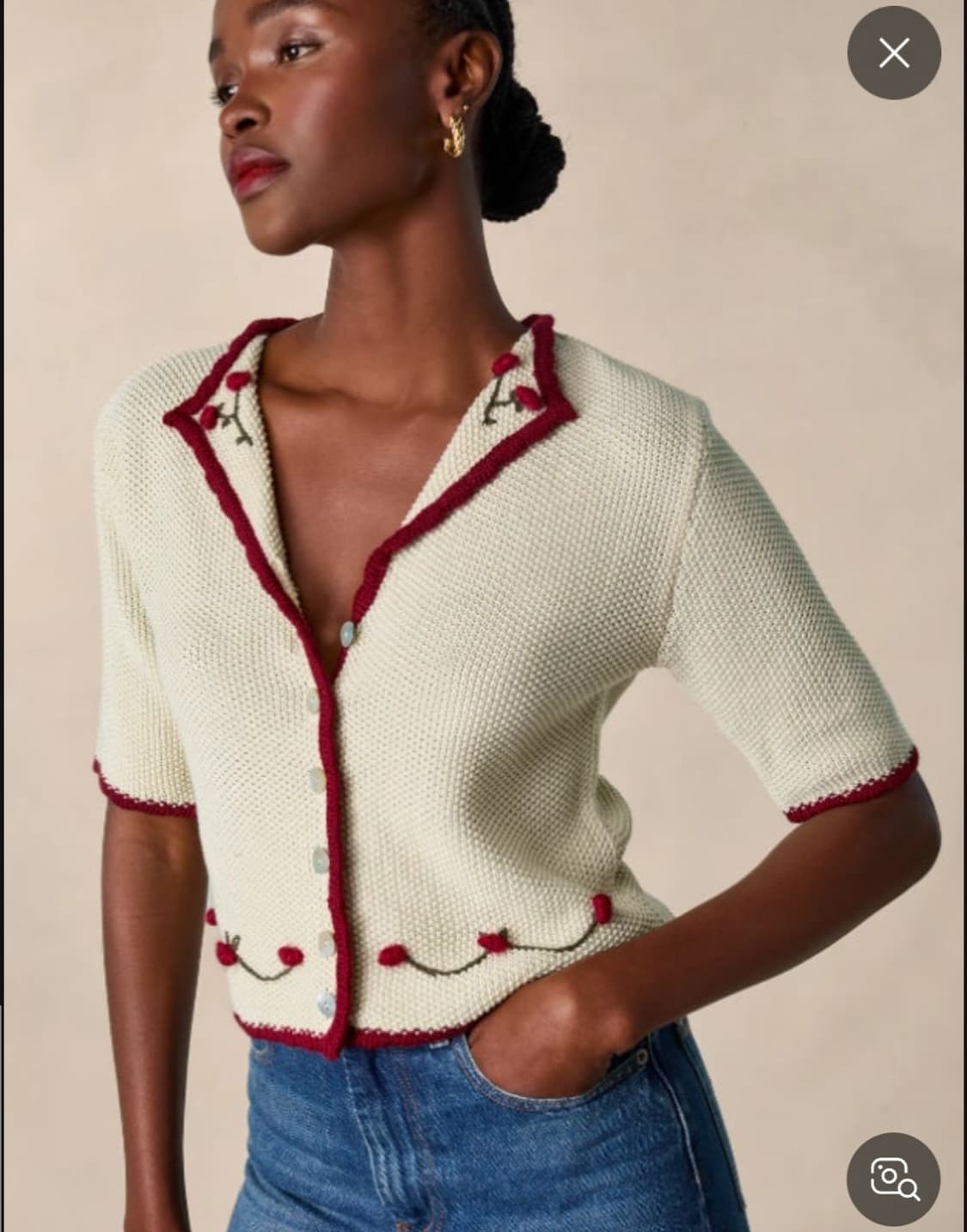 루즈(Rouje) 2024  메레디스 가디건 36사이즈 상품이미지1