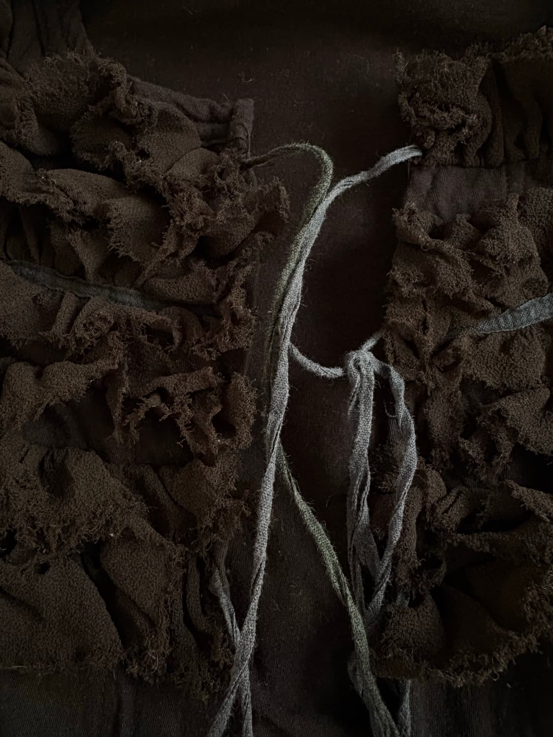 꼼데가르송 프릴 레이어드 탑 (블랙) 상품이미지4