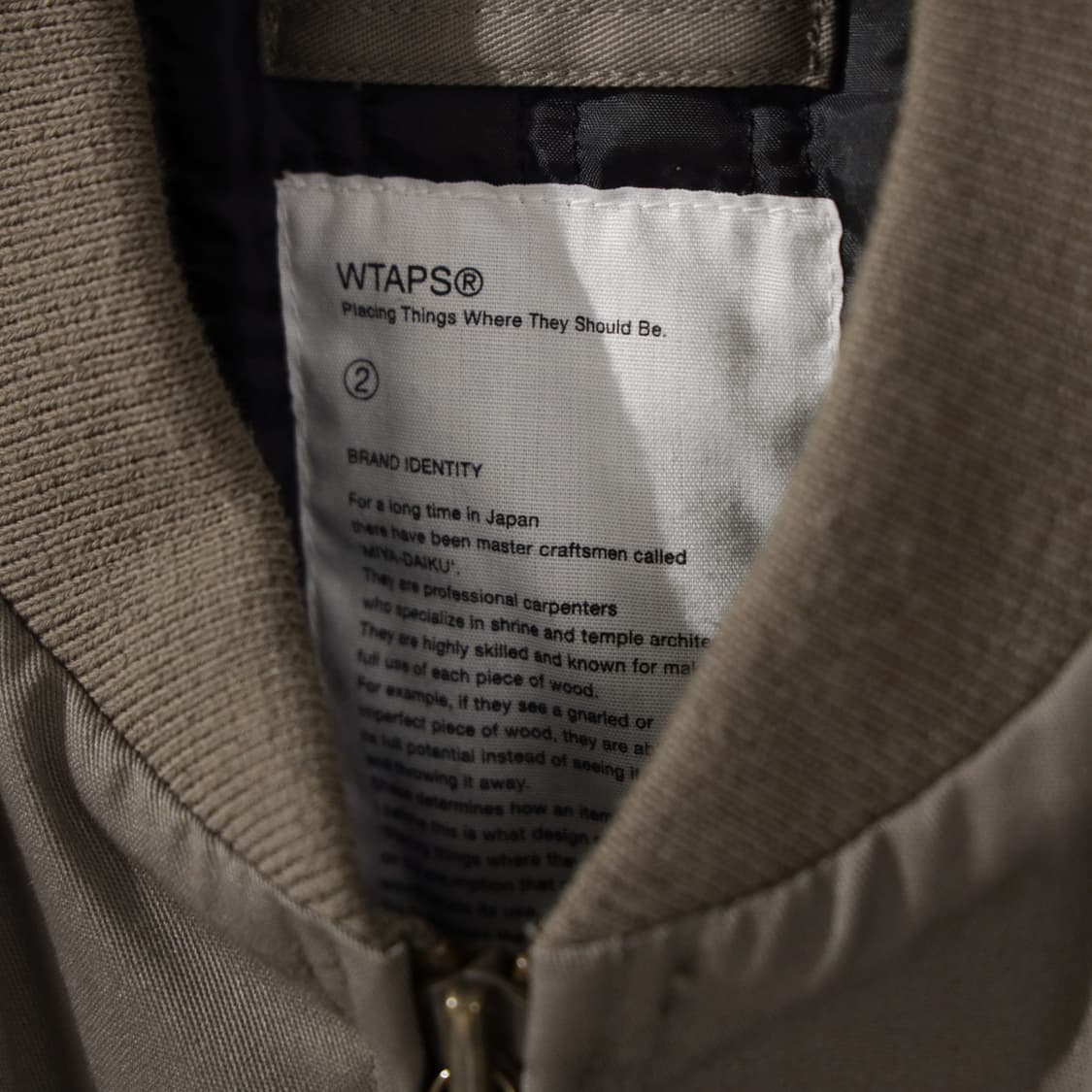 WTAPS 더블탭스 코튼 블루종 자켓 상품이미지8