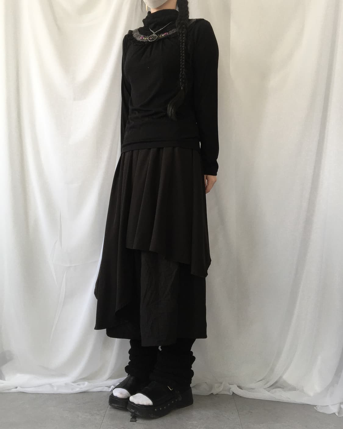 Drape unbalanced pants 상품이미지7