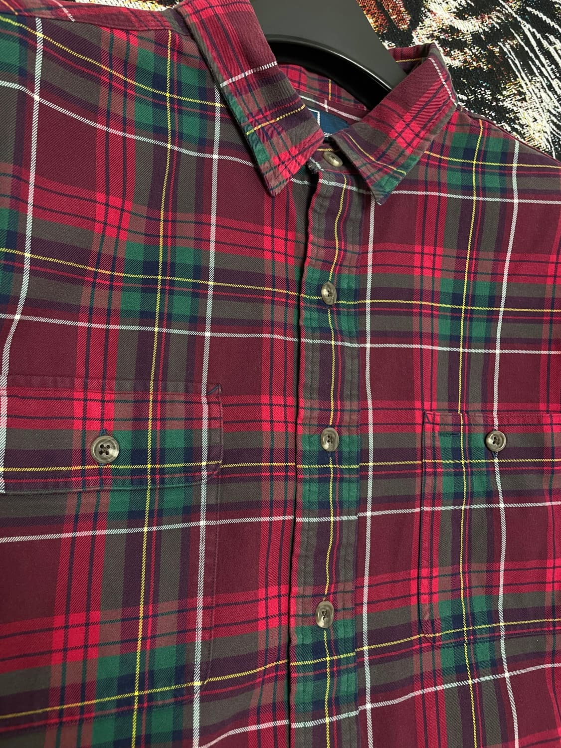 (XL) 폴로 랄프로렌 투포켓 체크셔츠 100-103 상품이미지4