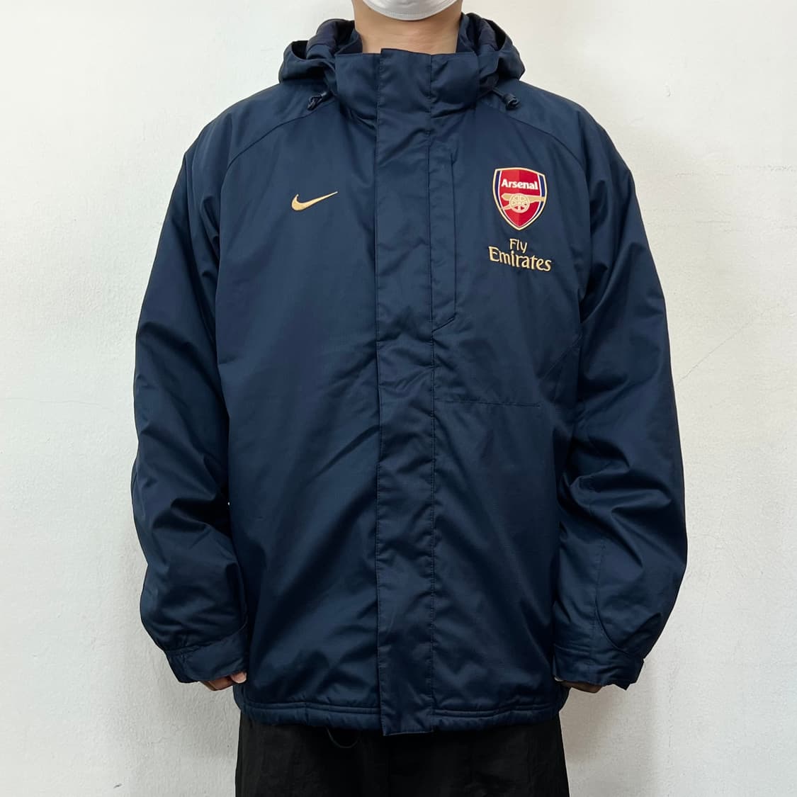 나이키 스우시 아스날 바람막이 후드 점퍼 자켓 상품이미지1