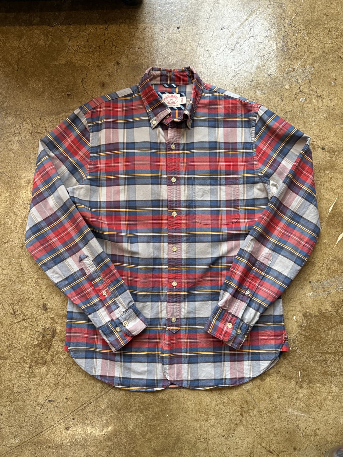 브룩스브라더스 체크 셔츠 상품이미지1