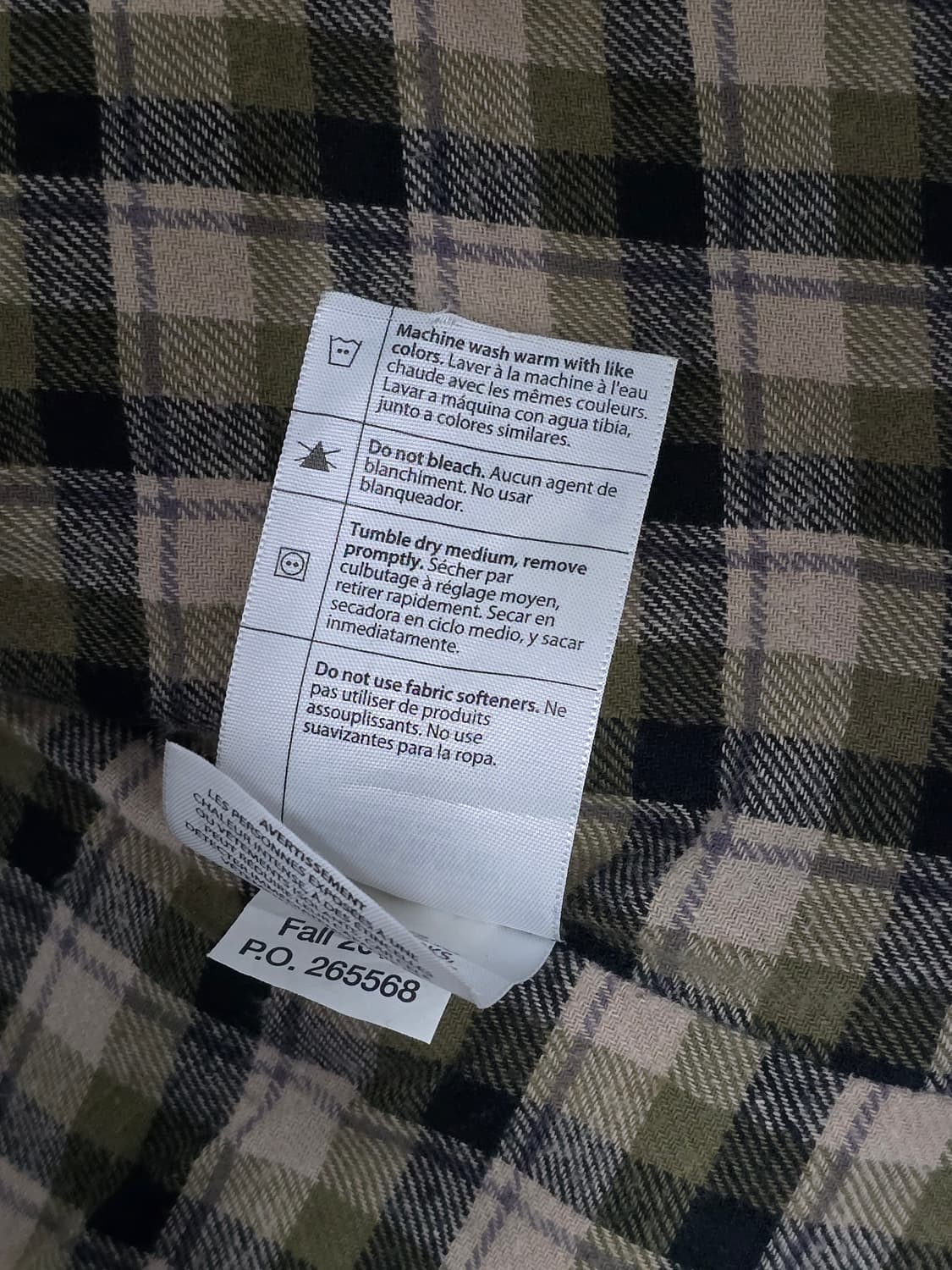 Karhartt 칼하트 블랙 체크 안감 워크 자켓 상품이미지7