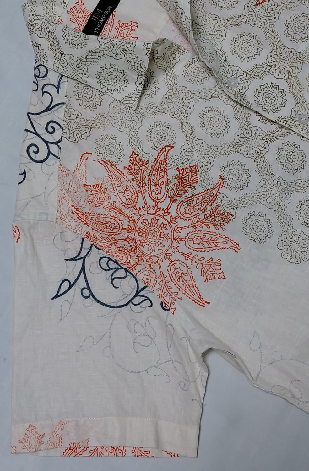 [95~100] Jim Thompson 100% 린넨 반팔 셔츠 상품이미지3