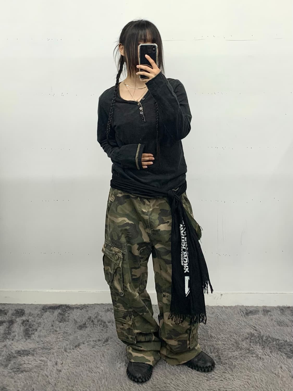 재패니즈 벨트 카모 카고팬츠 상품이미지3