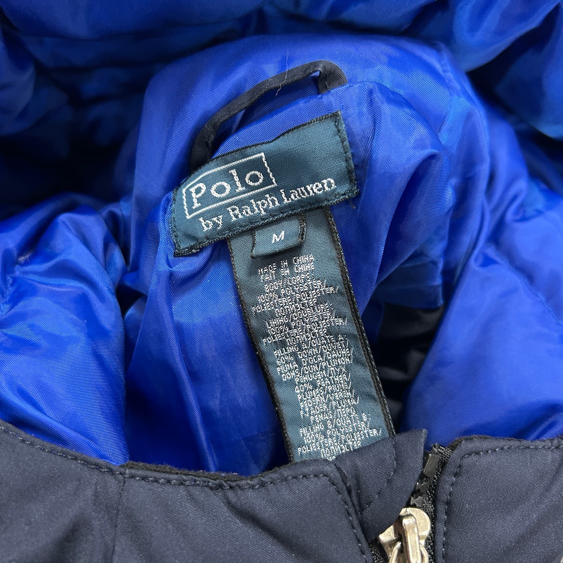 폴로 우먼스 네이비 빅포니 패딩(M) 상품이미지2